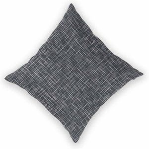 1 Black and White Tweed Throw Pillow Cover 24" new